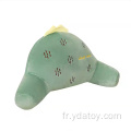 Jouets d'oreiller en peluche verte mignon